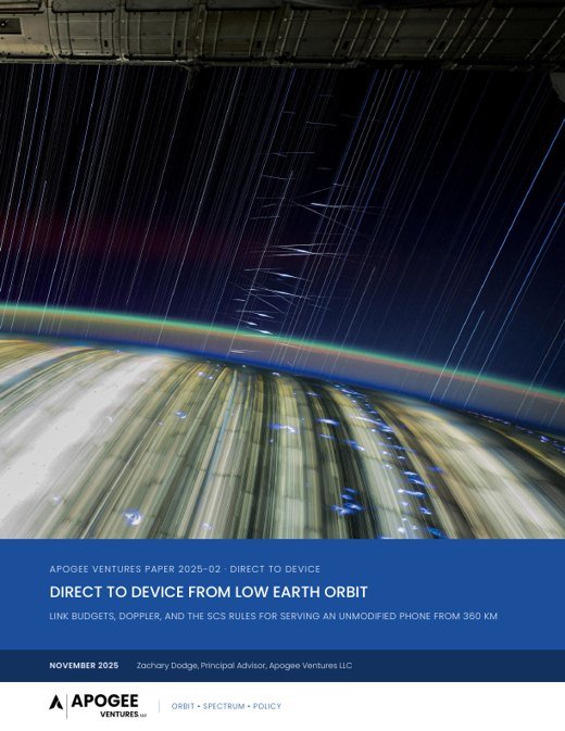 Cover of Direct to Device from Low Earth Orbit